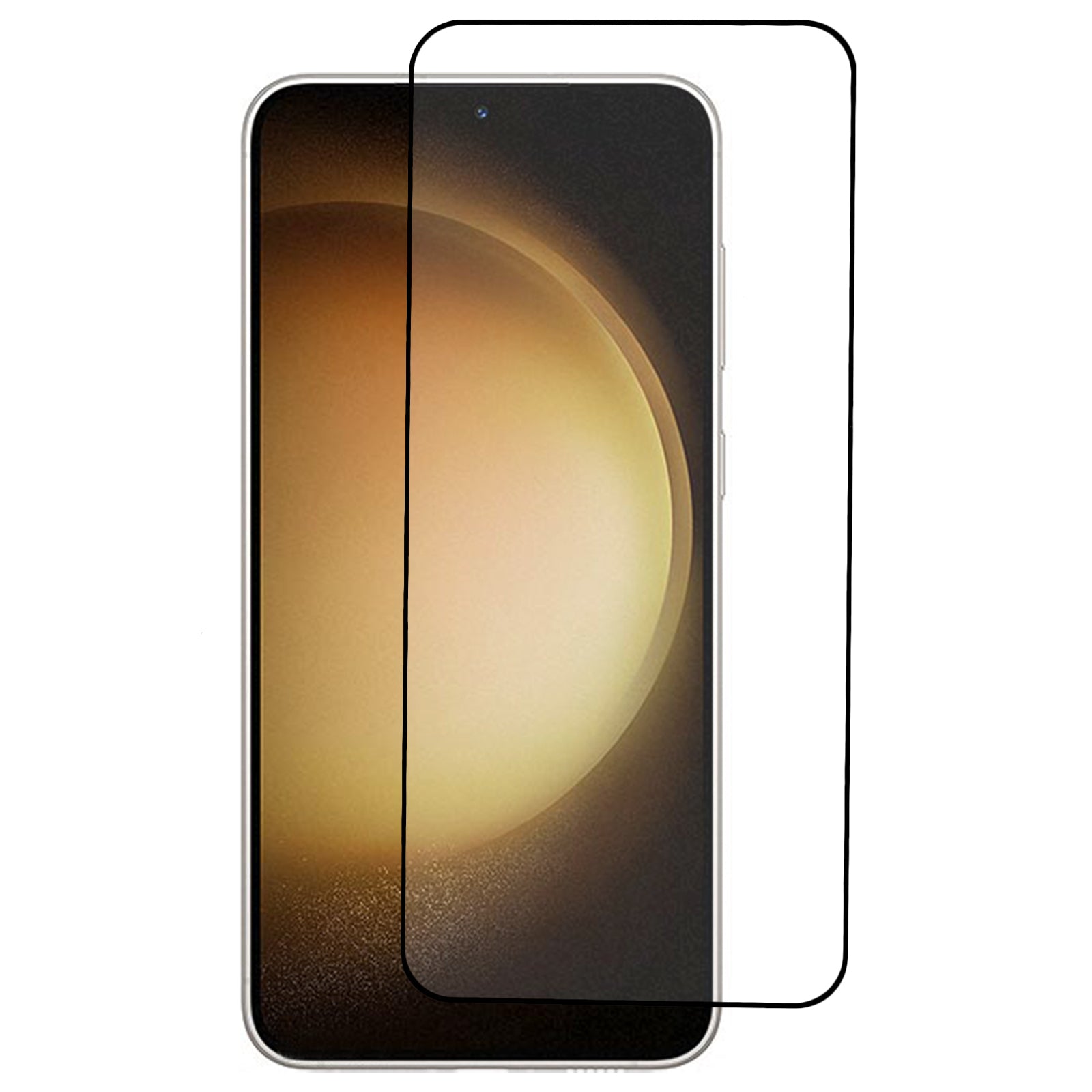 Screen Protector for Samsung Galaxy S24 Silk Printing Black Edge Ultra HD (Fingerprint Unlock) Screen Protector for Samsung Galaxy S24 Silk Printing Black Edge Ultra HD (Fingerprint Unlock)